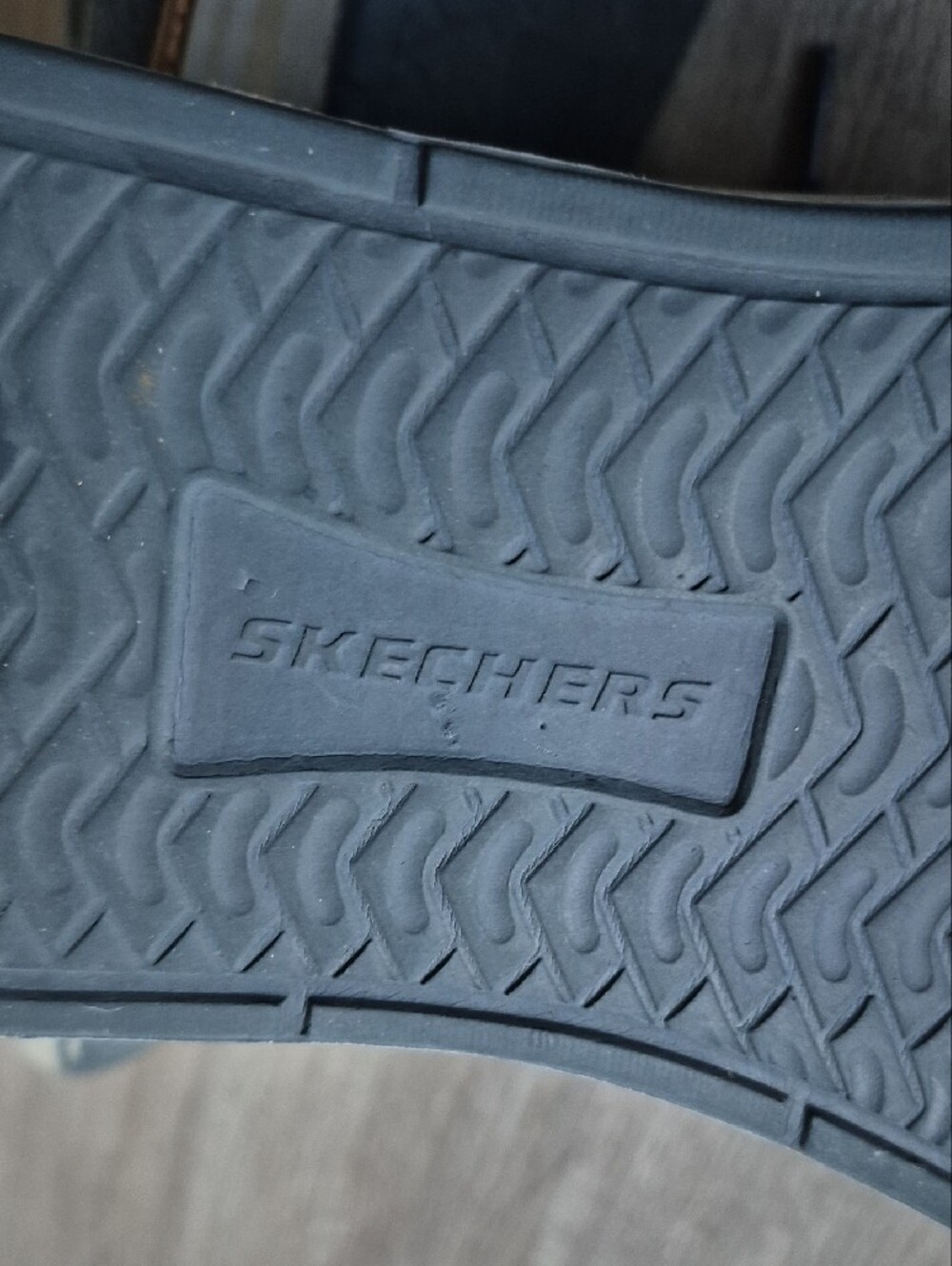 Skechers Men's Denim-Style Lace-Up Loafers - Blue & Tan - Picture 7 of 8